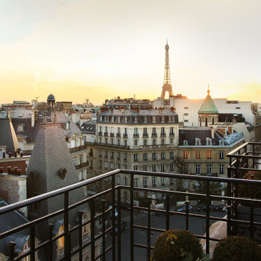 Coucher de soleil sur Paris